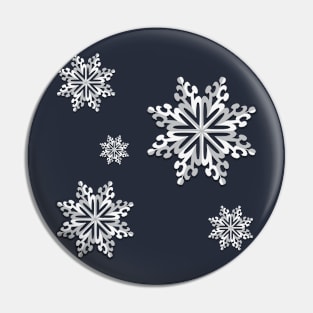 Cutout Snowflake Pin