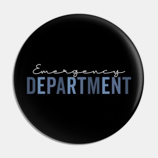 Emergency Department ED ER Nurse - Emergency Room Pin