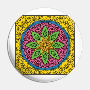 Circle Mandalas 166 (Style:9) Pin