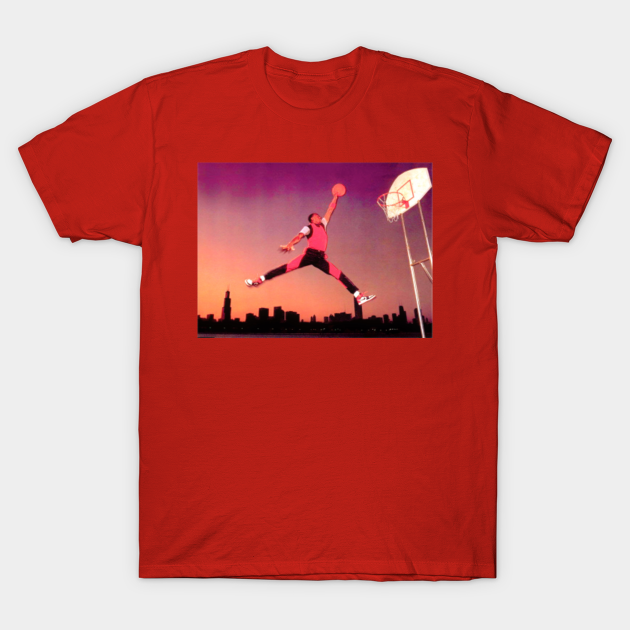 Discover Jordan Skyline - Michael Jordan - T-Shirt