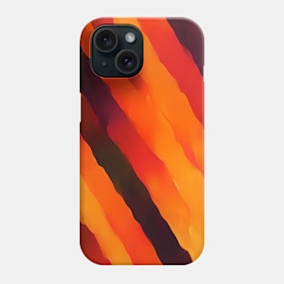 Hot flaming fire gradient - Abstract Geometric Pattern Phone Case