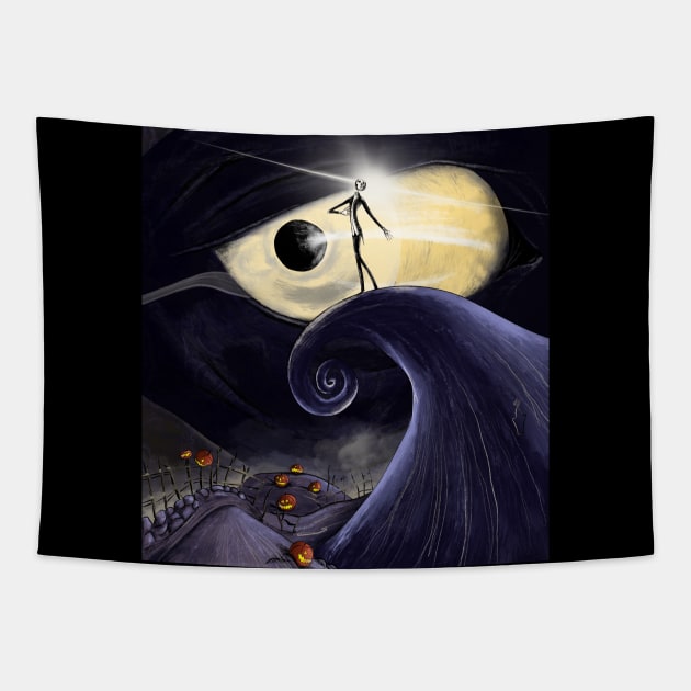 The ghost before Christmas Tapestry by Citrus.rock