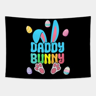 Daddy Bunny Ears Easter Cool Family Dad Happy Father Papa Tapestry