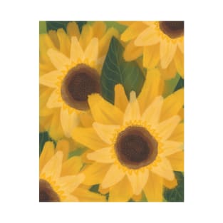 Bold Yellow Sunflowers T-Shirt