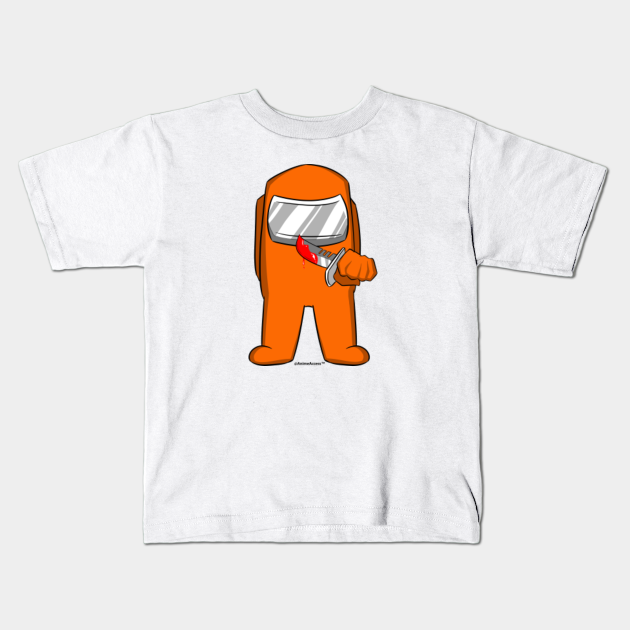 Among Us Impostor Knife (Orange) - Among Us - Kids T-Shirt ...