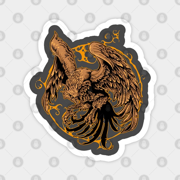 PHOENIX RISING Magnet by WYB 