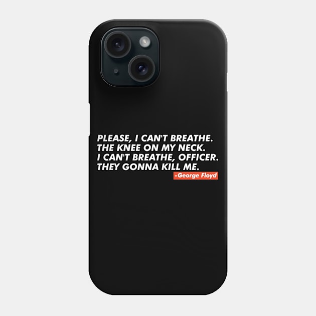 Justice for George Floyd Phone Case by VanTees