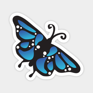 Blue Butterfly Magnet