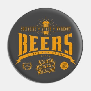 Team Beers Pin