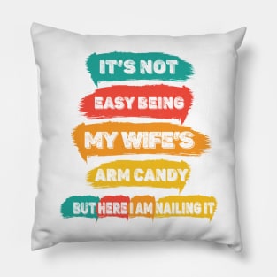 Husband Saying Retro Vintage Gift Pillow