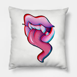 Tongue and Teeth Pillow