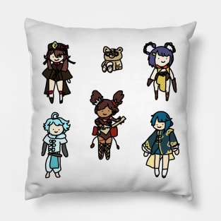 Badly Drawn Liyue 1 Sticker Pack Pillow