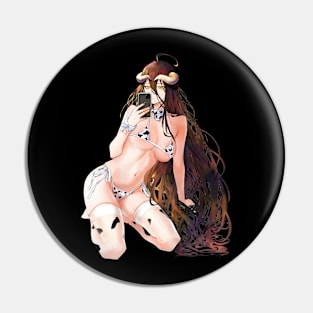 Girls Over Power Creature Pin