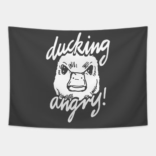 Angry Duck Meme Tapestry