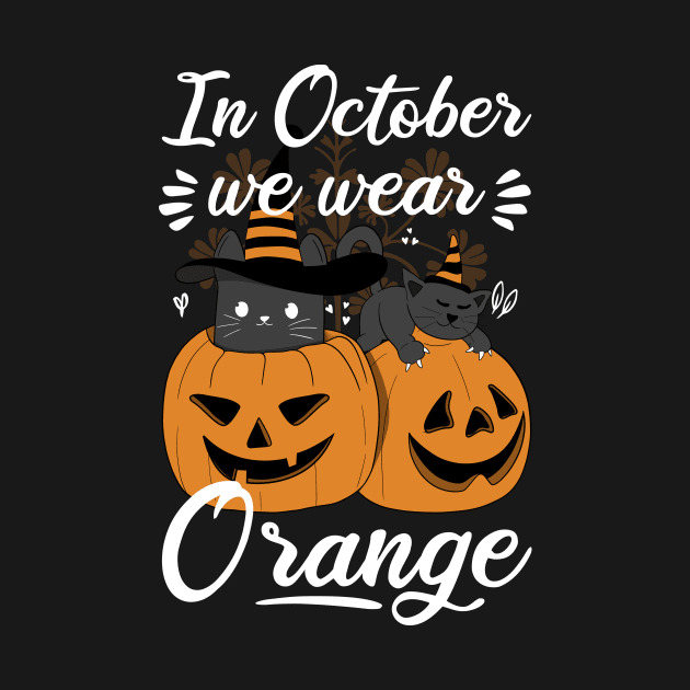 In October We Wear Orange by Rishirt