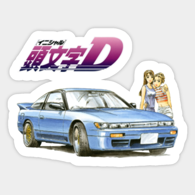 Mako and Sayuki - Initial D - Sticker