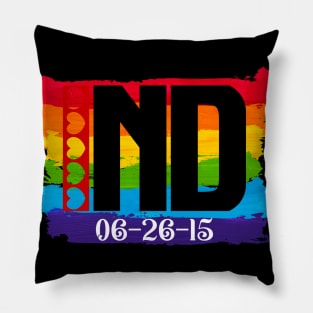 North Dakota Gay Marriage Pillow