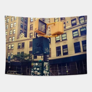 Stoplight, Manhattan, New York City Tapestry