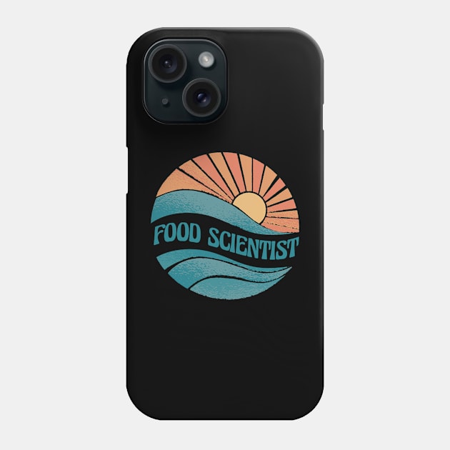 Retro Vintage Art - Food Scientist Phone Case by Promen Shirts