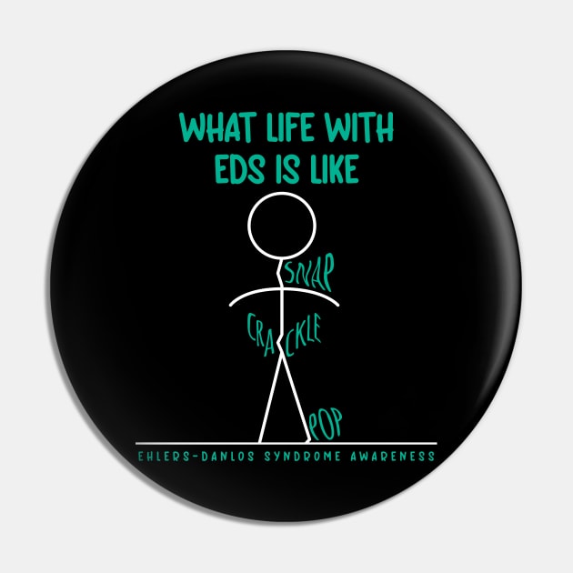 What Life With EDS Is Like - Snap Crackle Pop Pin by Jesabee Designs