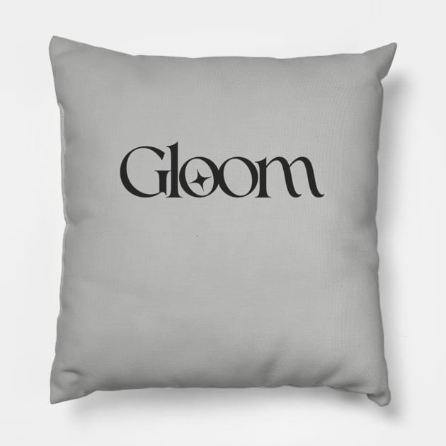 Gloom Pillow by TypeTears