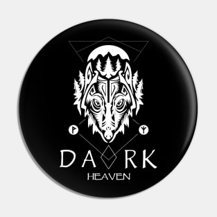 Dark Heaven - Mountain Wolf Pin