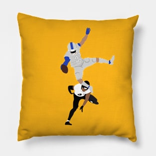 the flying d'andre swift Pillow