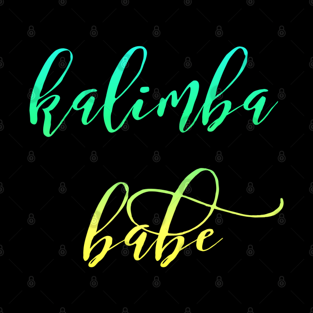 Kalimba Babe by coloringiship