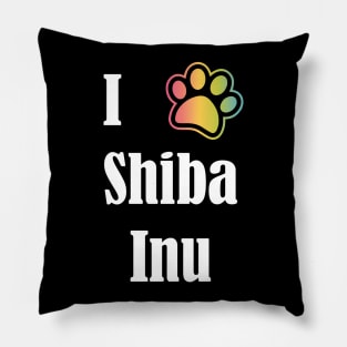 I Heart Shiba Inu | I Love Shiba Inu Pillow