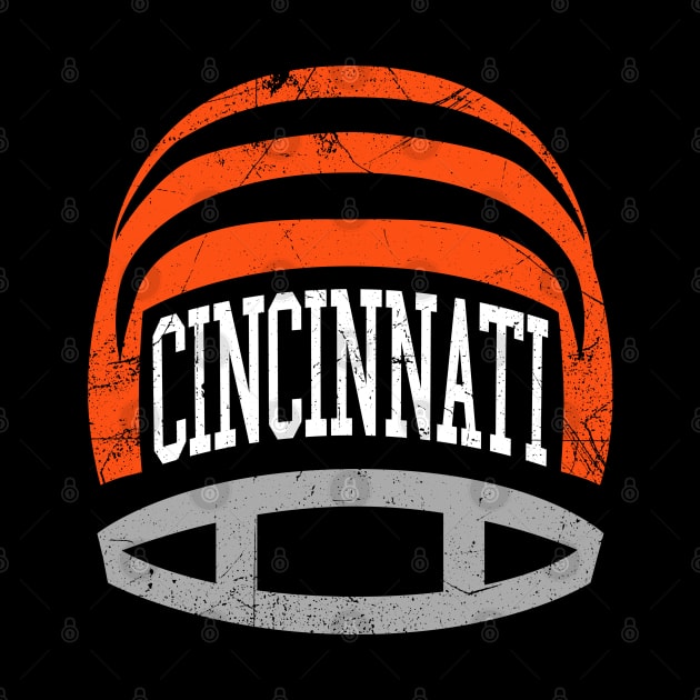 Cincinnati Retro Helmet - Black by KFig21