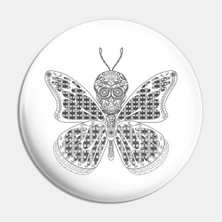 madame death butterfly ecopop Pin