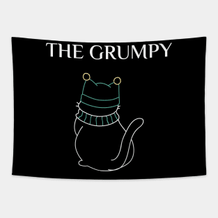 funny matching family t-shirt, the grumpy Tapestry