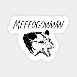 Opossum Meow Magnet