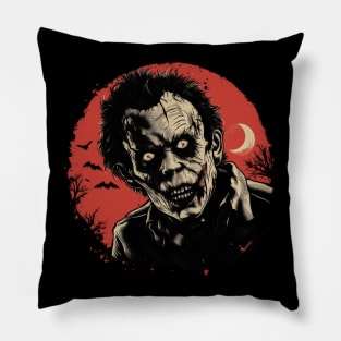 Vintage Halloween Horror Zombie Monster Retro Super Cool Best Gift Pillow