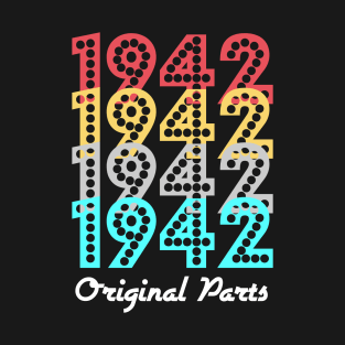 Original Parts 1942 Old Men Women Retro Sunset T-Shirt