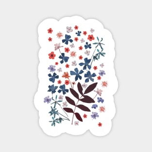 Pressed flowers Magnet