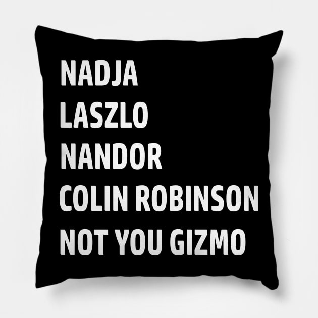 WWDITS Names Pillow by CreatingChaos