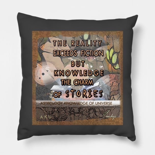 KNOWLEDGE Pillow by ACUANDYC