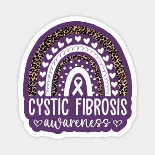 In May We Wear Purple for Cystic Fibrosis Awareness Magnet