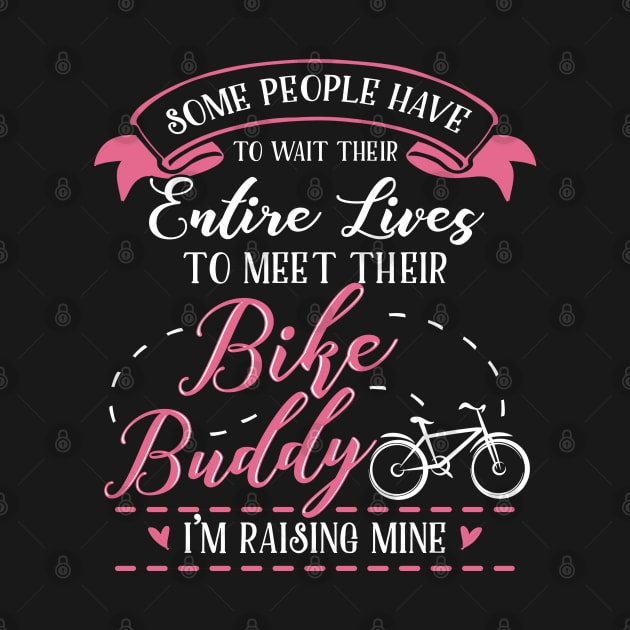 Bike Mom and Baby Matching T-shirts Gift by KsuAnn