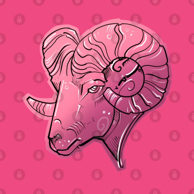 Pink aries design by weilertsen