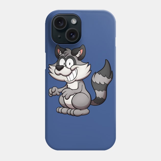 Cute Raccoon Phone Case by TheMaskedTooner