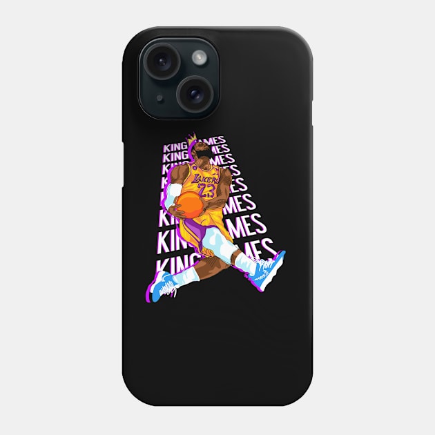 The king : lebron Phone Case by Qrstore