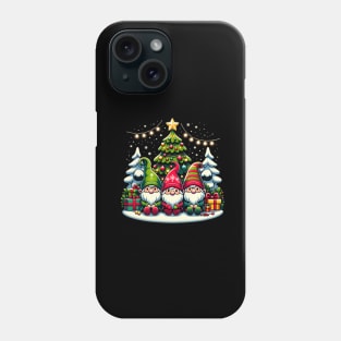 Gnomes Merry Christmas Light Family Gnome Xmas Phone Case