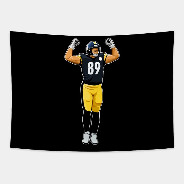 Vance McDonald #89 Power Tapestry by GuardWall17