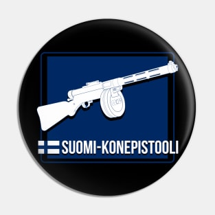 Suomi Finnish submachine gun Pin