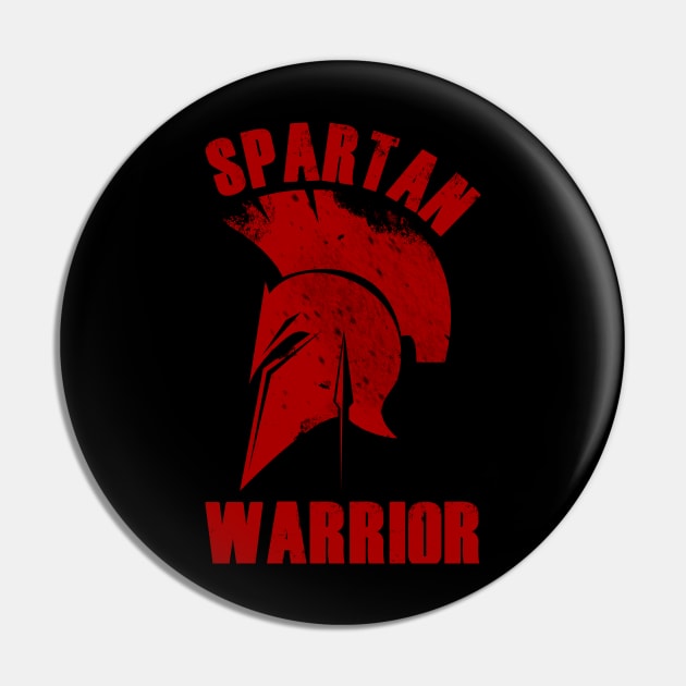 Spartan Warrior Pin by Kev Brett Designs