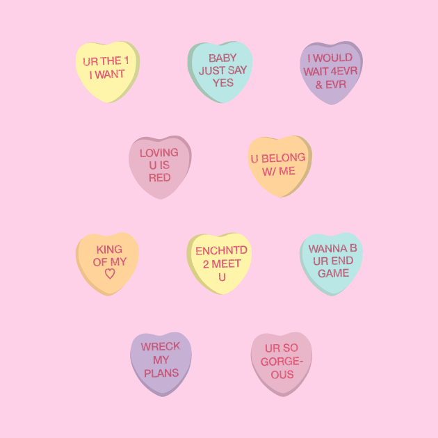 Swiftie Candy Hearts by MusiMochi