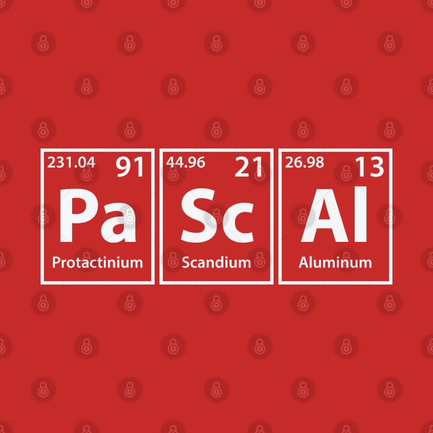 Pascal (Pa-Sc-Al) Periodic Elements Spelling by cerebrands