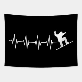 Snowboarding Heartbeat w Tapestry